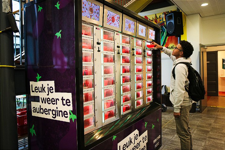 Pilot met snackmuur voor gezonde maaltijden Pilot met snackmuur voor gezonde maaltijden