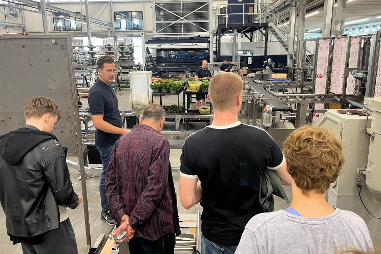 Studenten maken kennis met tuinbouwsector Studenten maken kennis met tuinbouwsector