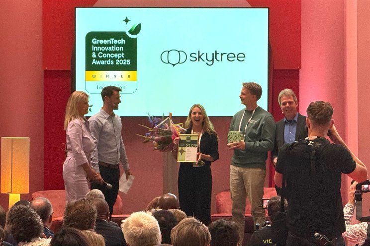 Skytree wint Innovation Award op GreenTech