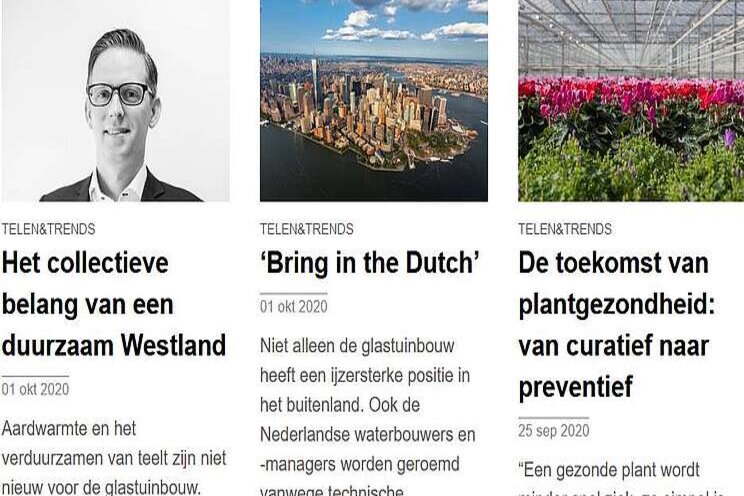 Klimaatschermen en meer lees je in Telen & Trends